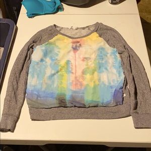 Multi color palm tree Miami vibe sweatshirt